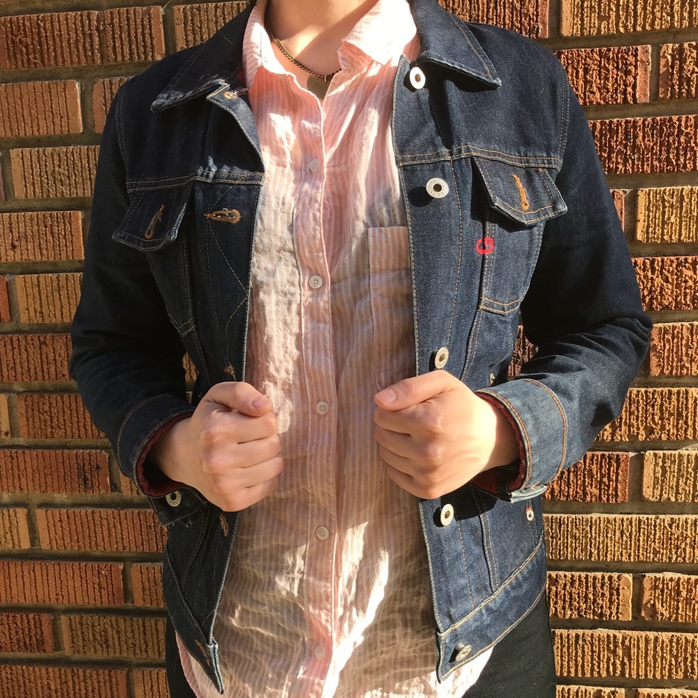 Hand Painted DK Denim Jacket - Picture 4 of 6